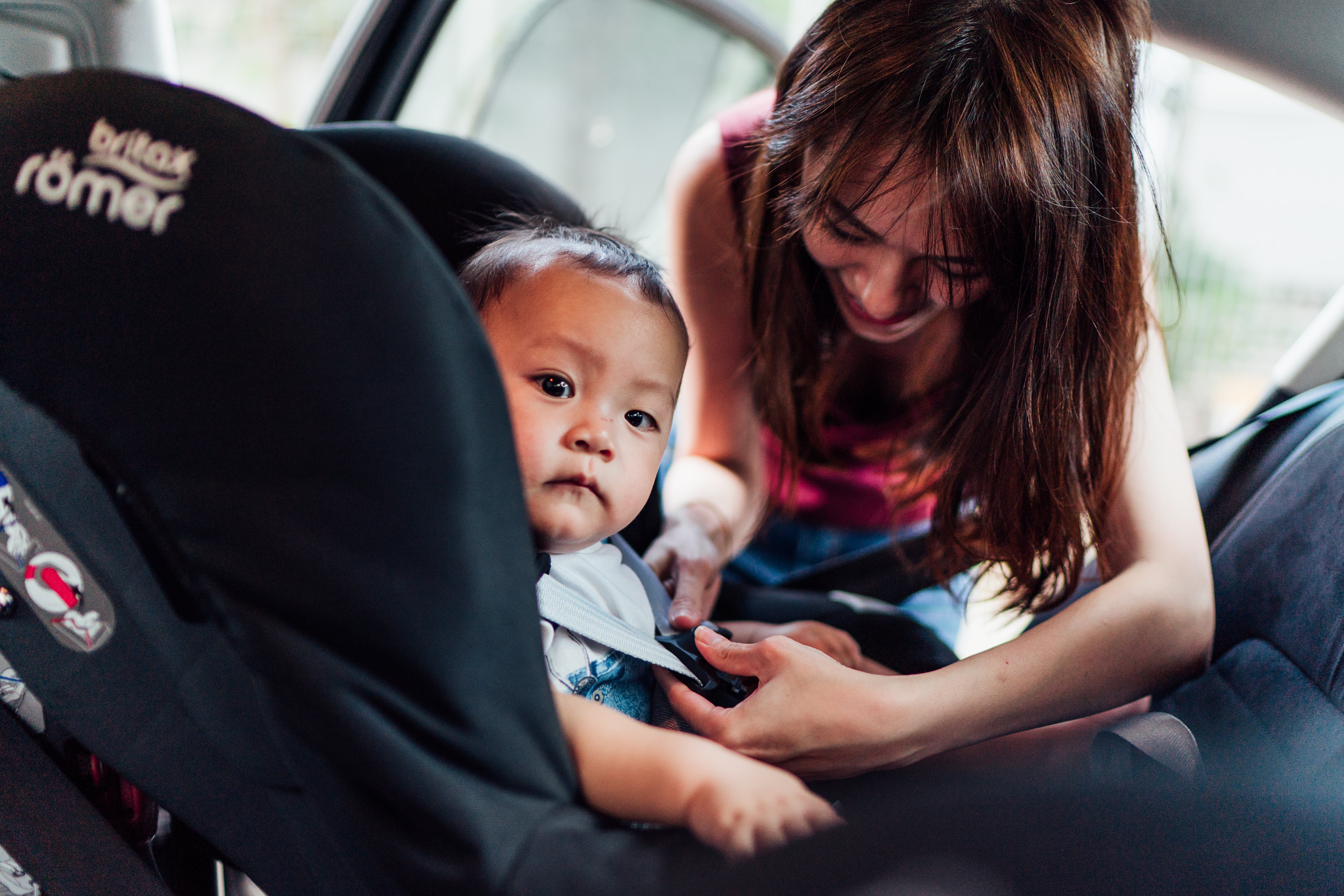 Baby in rear facing hotsell car seat